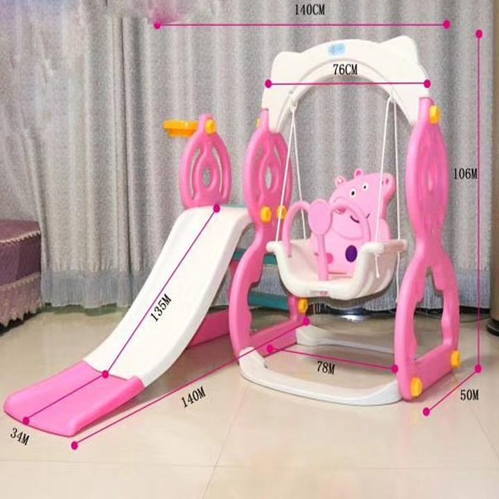 Cầu Trượt Xích Đu HEO PEPPA KH 109 Loại 1