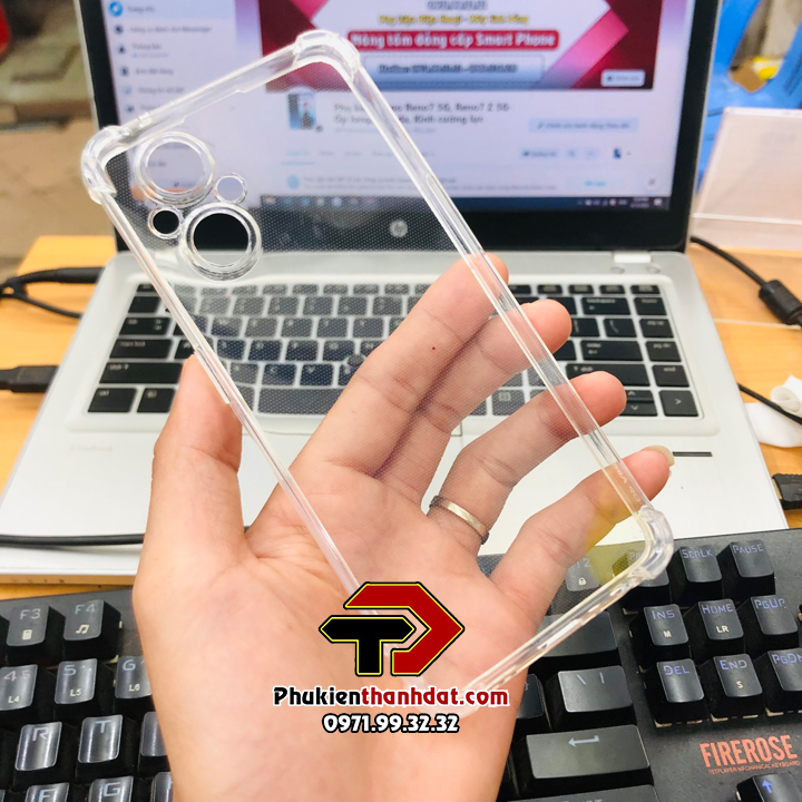 Ốp lưng dành cho OPPO Reno7 5G, Reno7 Z 5G, OPPO A96 5G trong suốt chống sốc bảo vệ camera sau