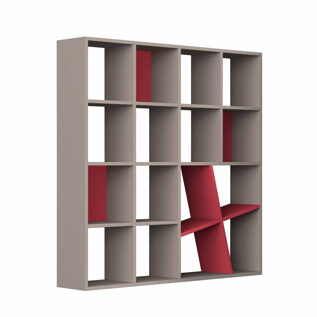 Giá sách bằng gỗ thiết kế hiện đại SMLIFE Brian