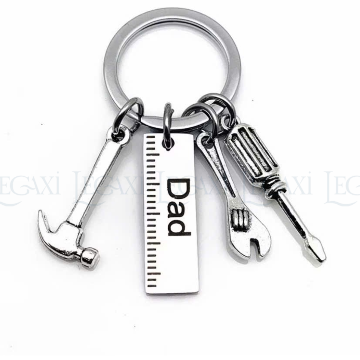 Móc Khóa Công Cụ Sữa Chữa Mini Búa Tua Vít Cờ Lê Bằng Kim Loại Dùng Cho Chìa Khóa Xe Máy, Xe Hơi, Nhà, Quà Tặng Cho Bố
