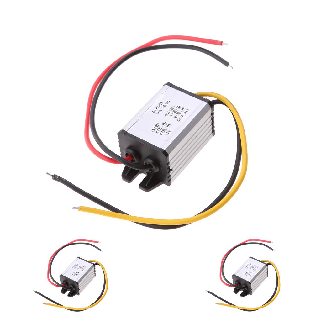 Waterproof DC/DC Converter 8-22V Step Down to 5V 3A 15W Power Supply Module