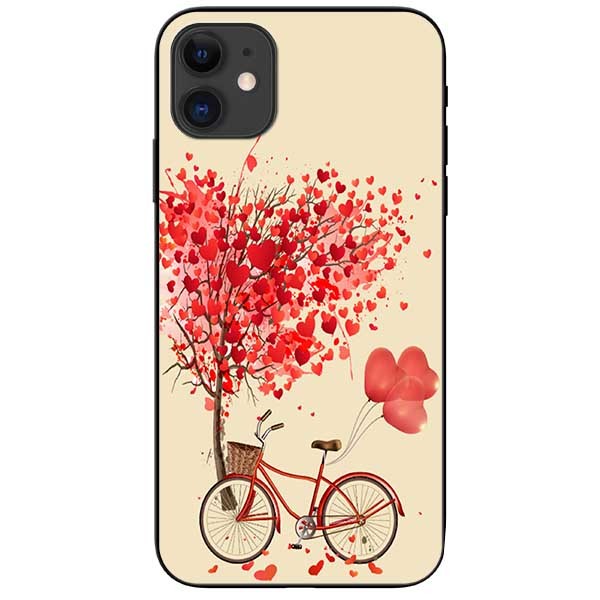 Ốp lưng dành cho Iphone 12 Mini mẫu Xe Đạp Tình Yêu