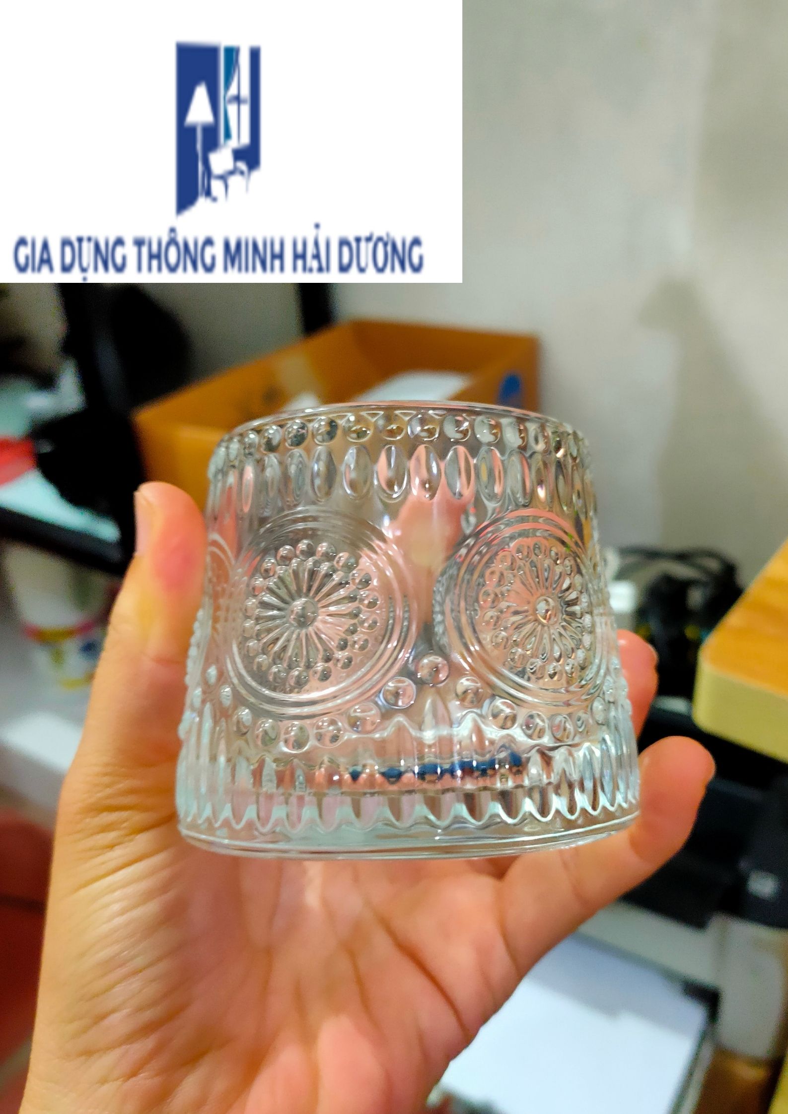 Bộ 6 ly cốc xoay thủy tinh cao cấp chịu nhiệt dung tích 170 ml_phong cách cổ điển pha hiện đại siêu đẹp