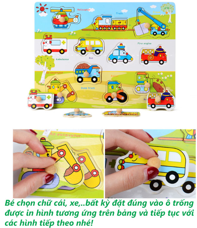 Bảng ghép hình chữ cái, chữ số, các môn thể thao