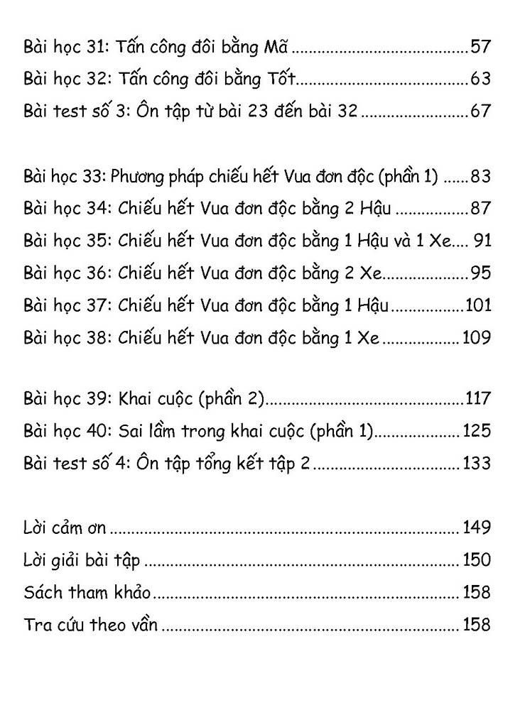 Từng Bước Chinh Phục Thế Giới Cờ Vua - Bài Tập Thực Hành - Tập 2