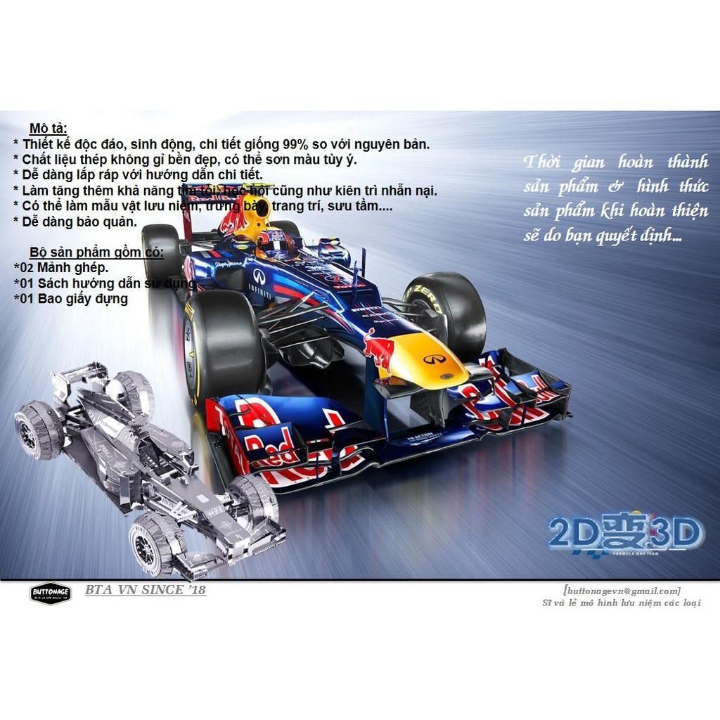 Mô Hình Lắp Ráp 3d Xe Đua Red Bull F1 Infinity