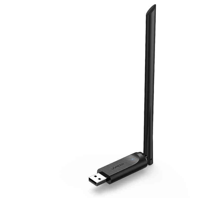 Ugreen UG90339CM496TK AC650 Màu Đen USB wifi dành cho laptop , PC có ăngten 6dBi hổ trợ chuẩn 2.4Ghz và 5Ghz - HÀNG CHÍNH HÃNG