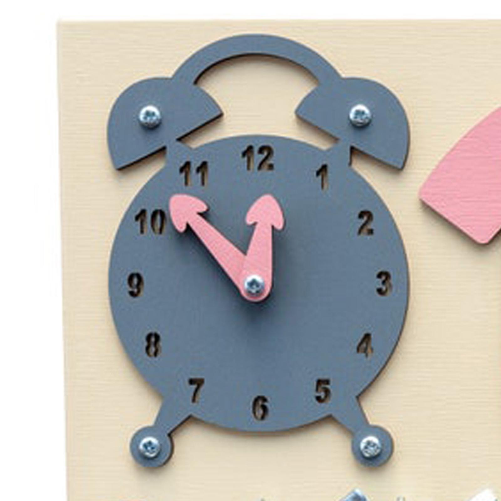 Wooden Busy Board DIY Accessories for Sensory Toys Early Educational Toys Indoor Play Game