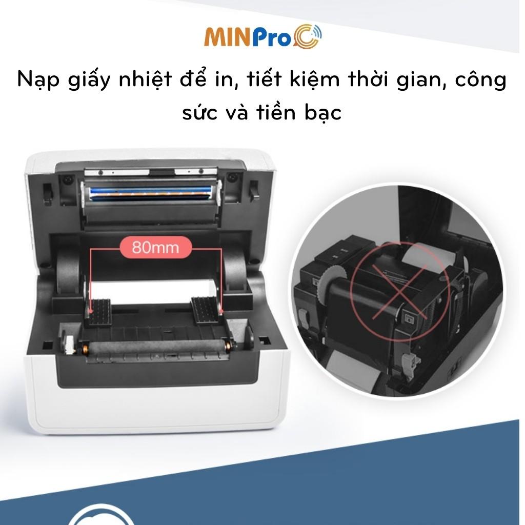 Máy in nhiệt mini HPRT N31 chuyên dụng in đơn hàng, in hóa đơn, in tem mã vạch bảo hành 12 tháng - MINPRO