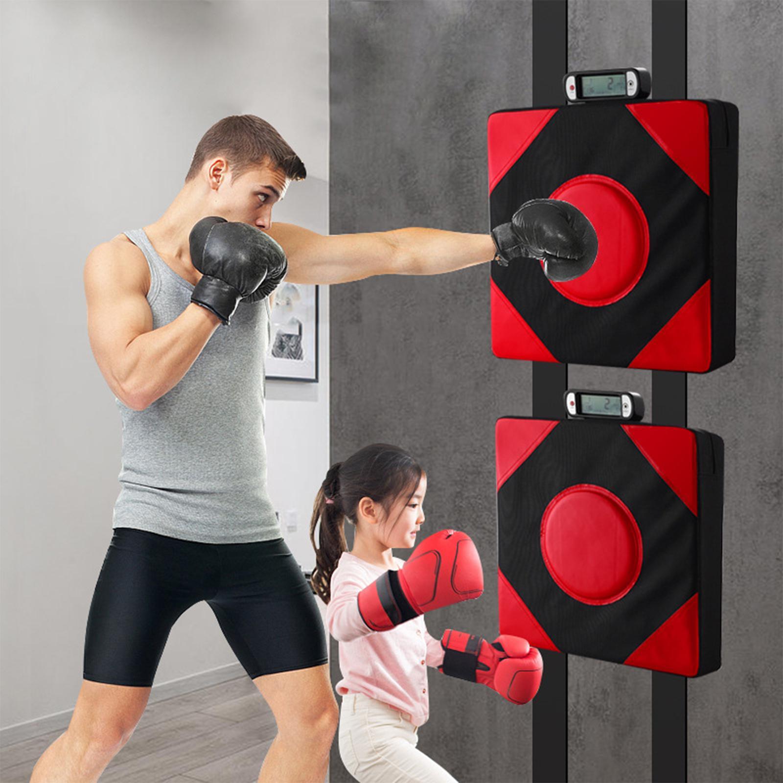 Wall Punch Pad Boxing Machine Digital Display Adult Gym Trainer Improves Perception Sanda Boxing Strength Tester Punching Tester