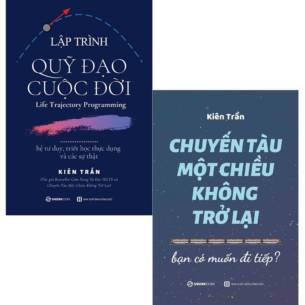 SÁCH - Combo: Lập Trình Quỹ Đạo Cuộc Đời - Chuyến Tàu Một Chiều Không Trở Lại
