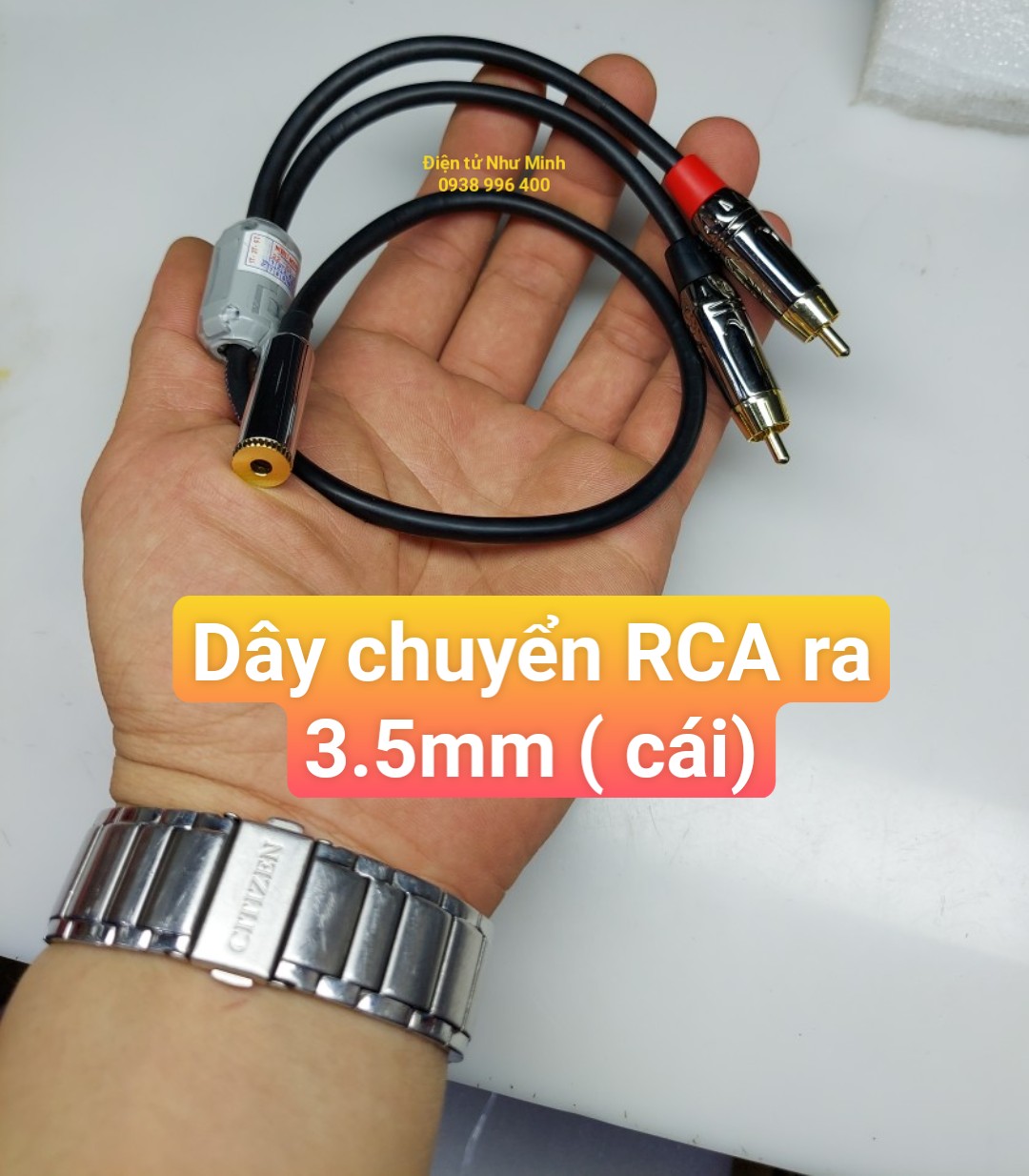 Dây chuyển Tai Nghe 6.5mm (đực ) ra 3.5mm (cái )