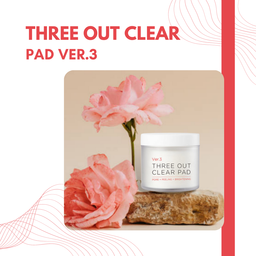 Tẩy tế báo chết GoodnDoc Three Out Clear Pad Ver.3