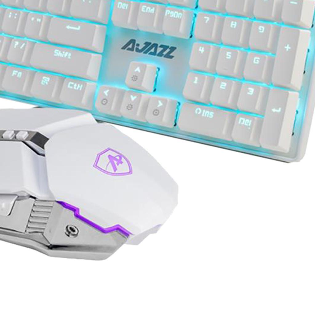 Wired 108 Keys Mechanical Keyboard Mouse Combo RGB for Home PC Laptop