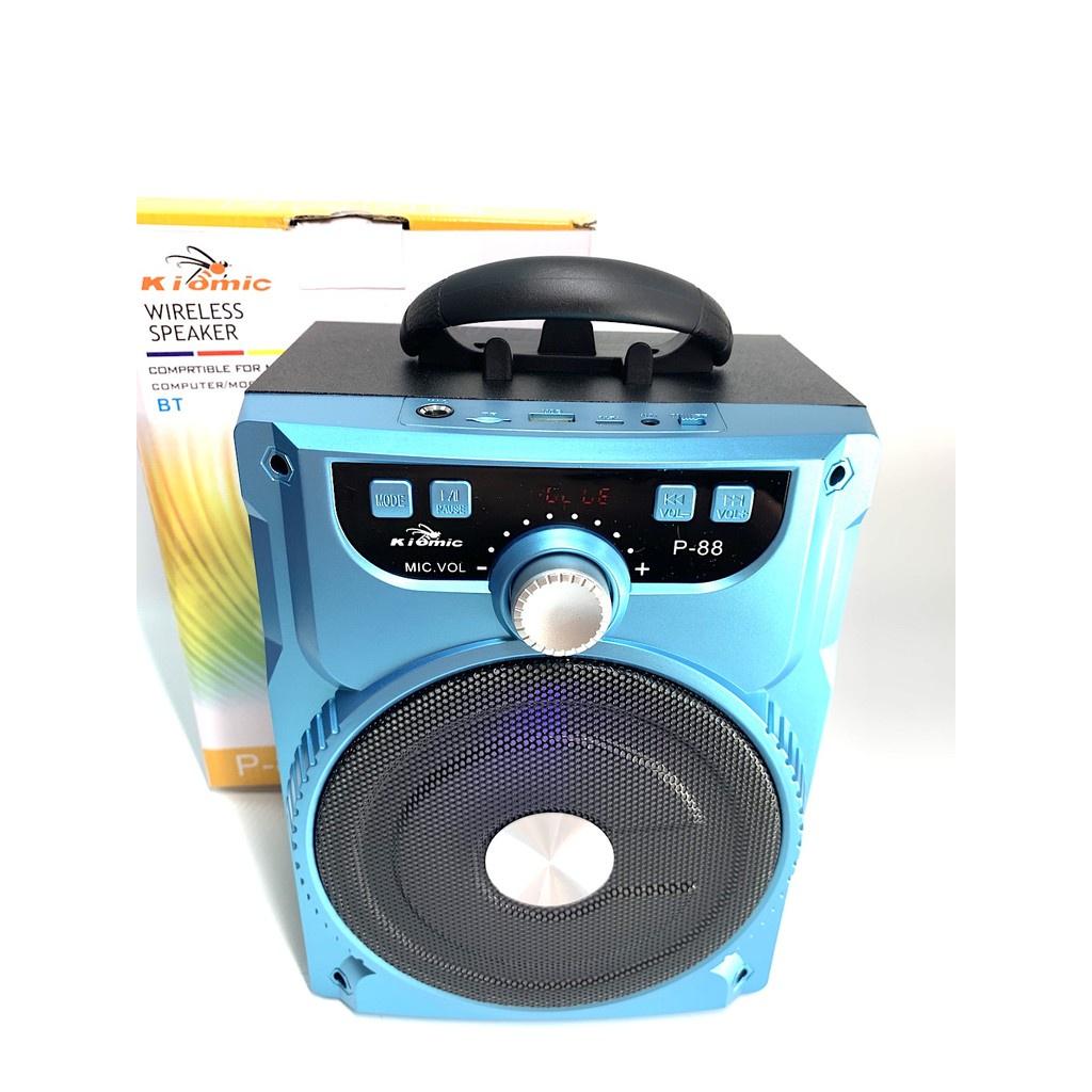Loa Kéo Karaoke Bluetooth P88, P89 KIOMIC Âm Thanh Cực Đỉnh Pin Sạc Tiện Lợi - Tặng Micro Hát Cực Hay