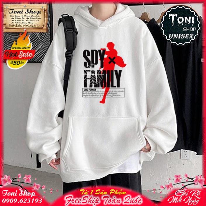 ÁO HOODIE SPYxFAMILY - In Pet Siêu Bền Siêu Đẹp - Full Size Full Màu