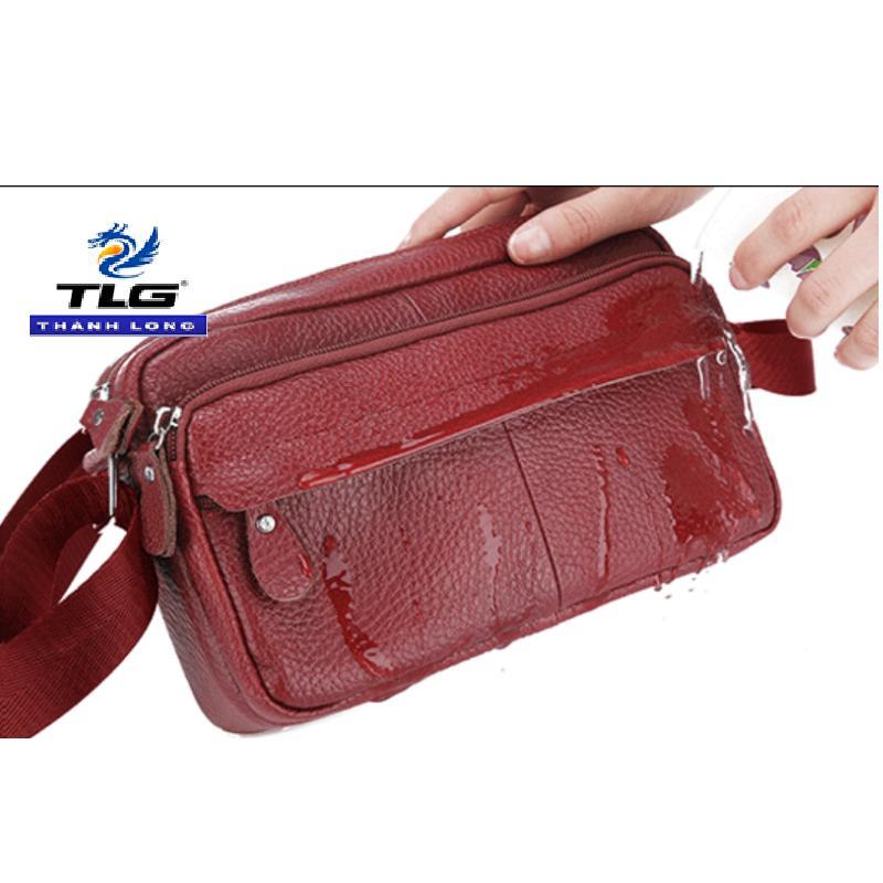 Túi đeo chéo da thật cao cấp Đồ Da Thành Long TLG 208241 - khuyen mai tui xach