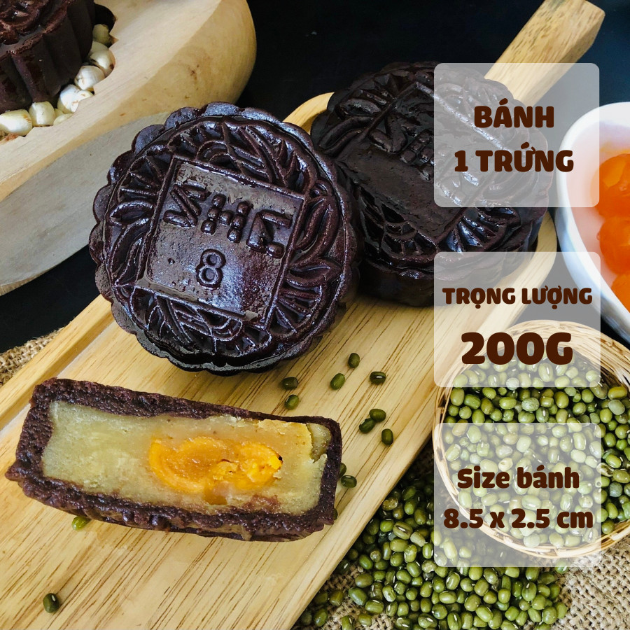 Bánh trung thu sô cô la 2023 - Nhân Khoai môn - SHE Chocolate - Món quà sức khỏe dành tặng người thân - Trung thu 2023