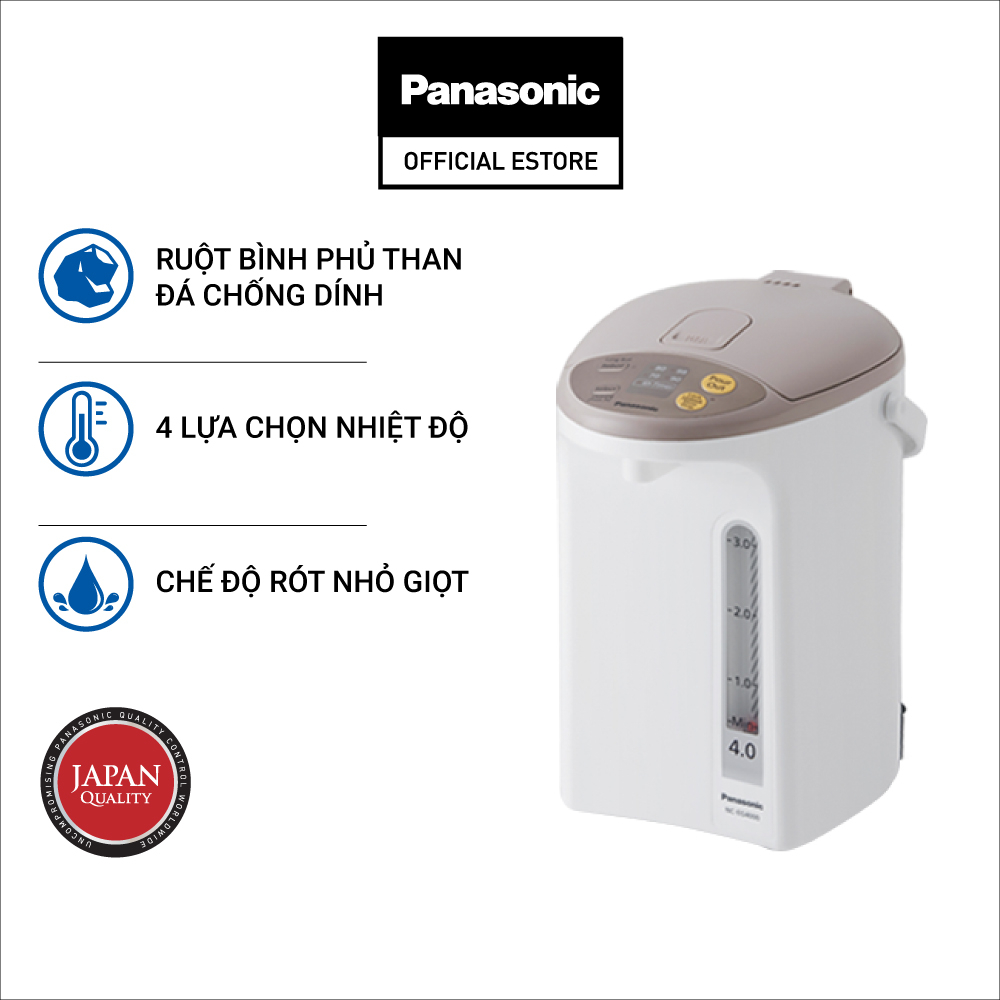 Bình thủy điện Panasonic NC-EG4000CSY 4 lít / EG2200CSY 2.2 lít - Hàng Chính Hãng