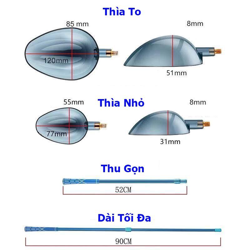 Thìa Ném Mồi Câu Cá - Hỗ trợ làm tổ chuyên dụng câu đơn câu đài - MP Fishing