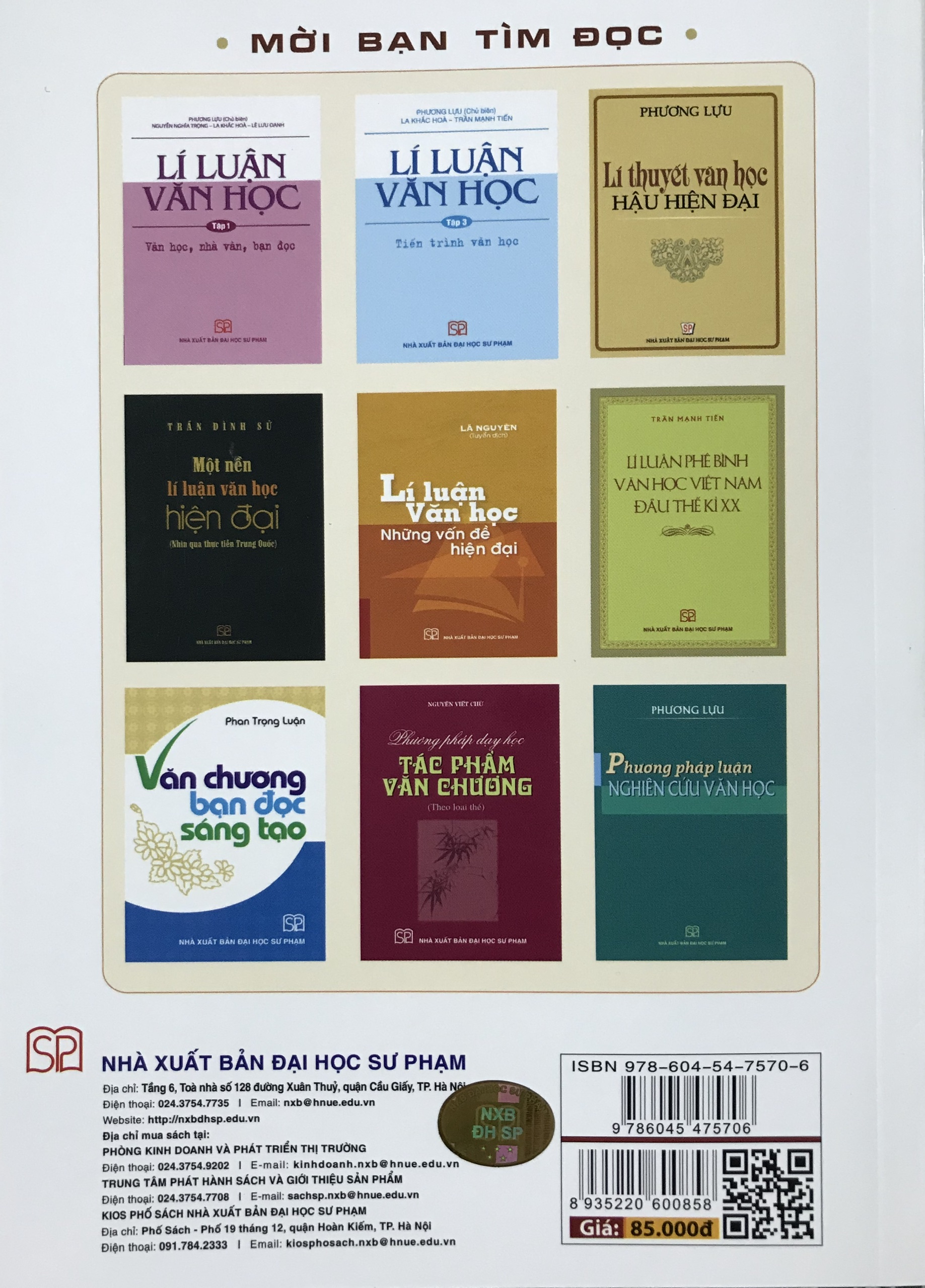 Lí Luận Văn Học Tập 2 - Tác phẩm và thể loại văn học