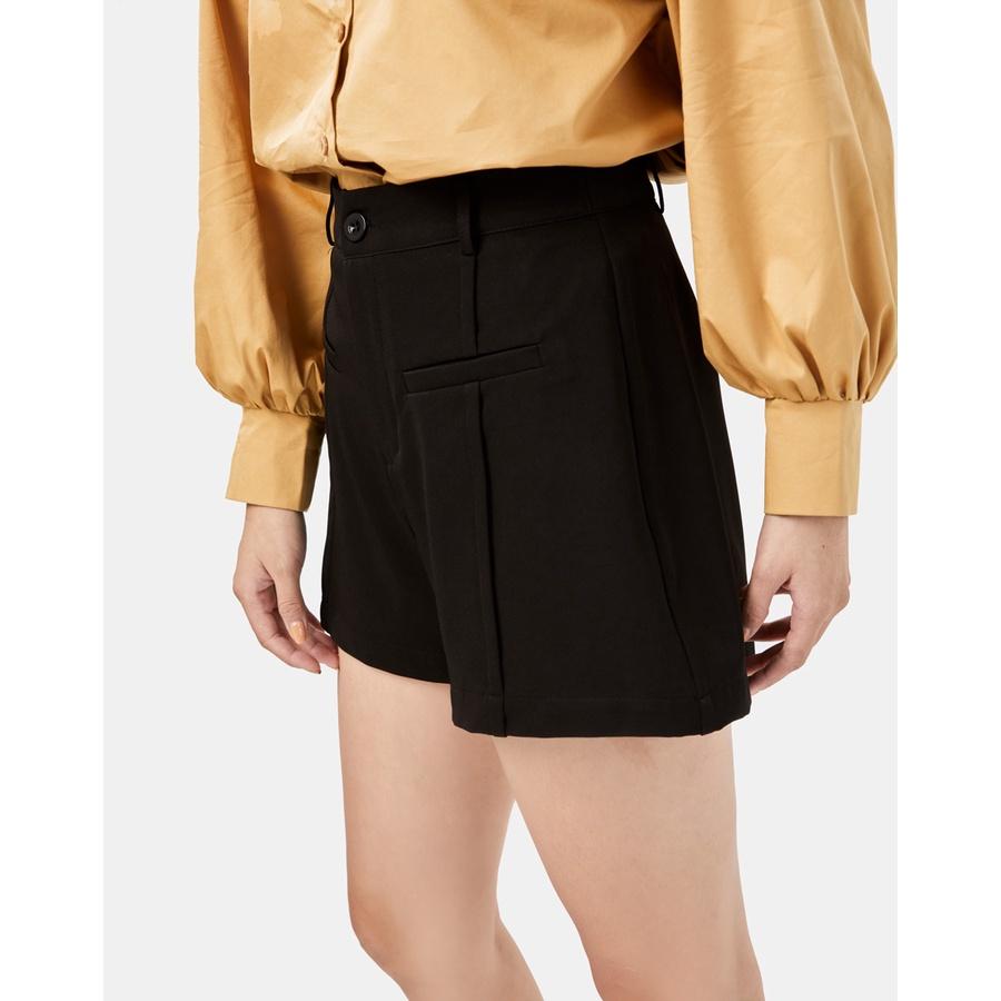 Quần Shorts Nữ Thời Trang JUNO Line Lật Dằn Li JNQSH010