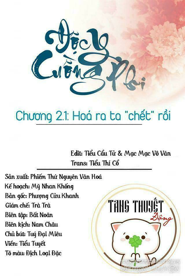 độc y cuồng phi chapter 3 1