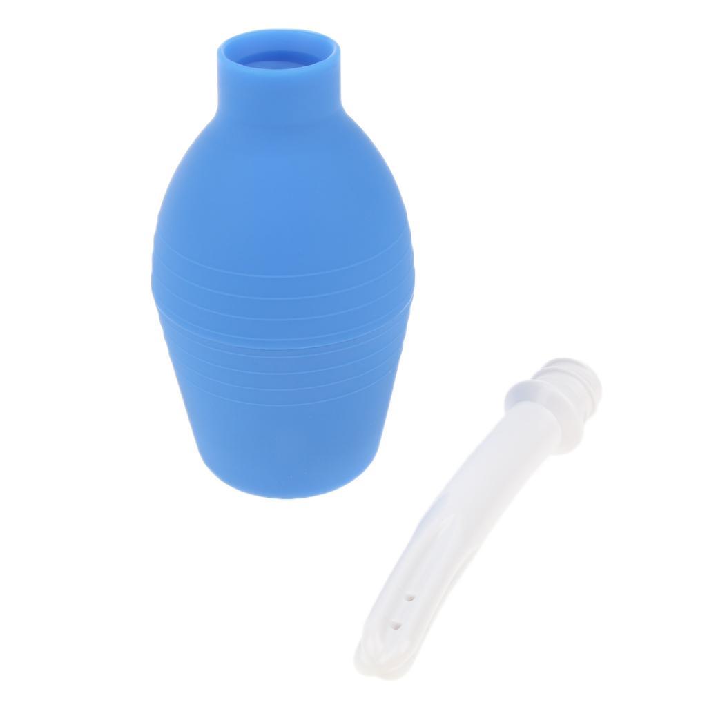 2 Pcs 310ml Men Women Enema Bulb Clean Anal Silicone Douche with Nozzle