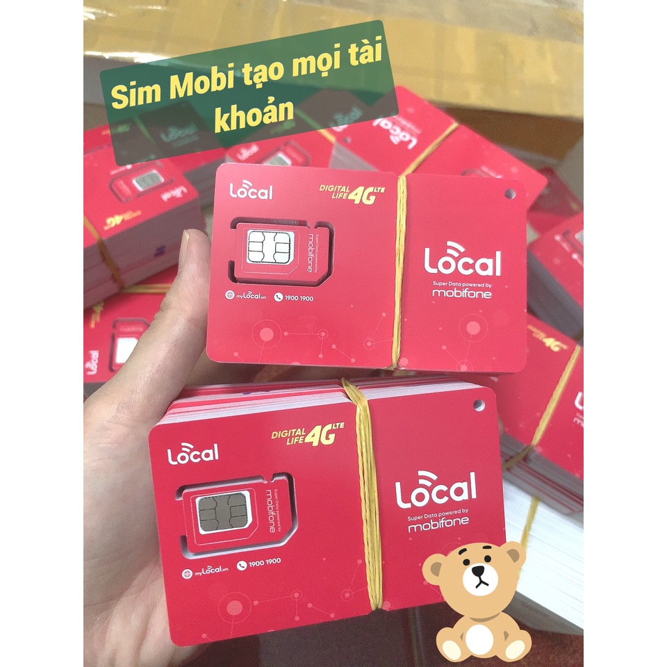 Sim Mobi 4G tạo mọi tài khoản