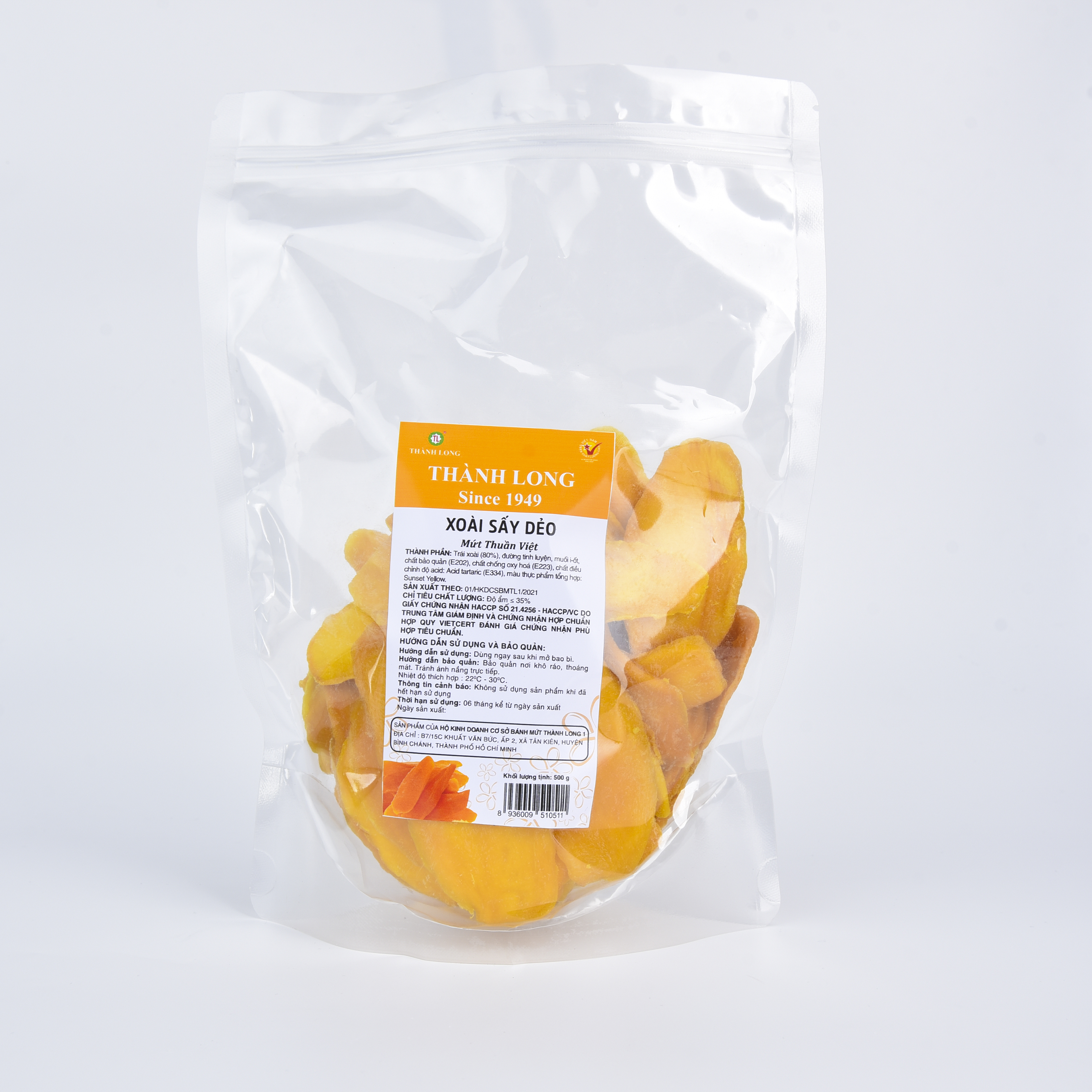 MỨT XOÀI SẤY DẺO THÀNH LONG 200G - VIỆT NAM