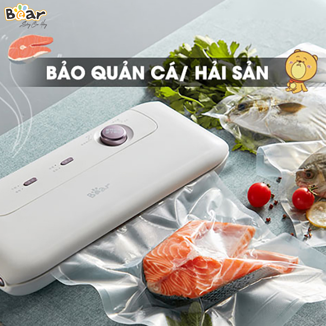 Máy hút chân không thực phẩm Bear VS-B01V1 - Hàng chính hãng