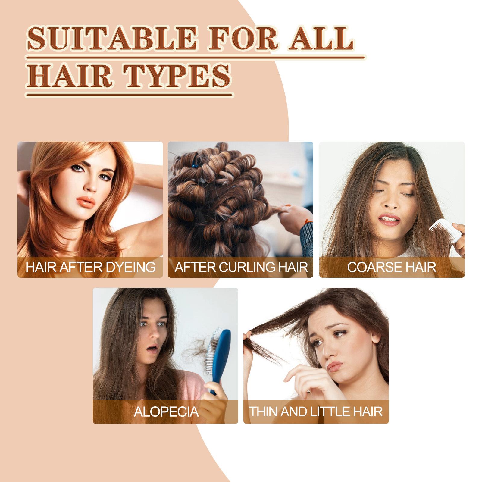 EELHOE 50ml Hair Growth Oil Nourishing Hair Anti-Breakage Repair Dry Frizzy Hair Growth Treatment Oil