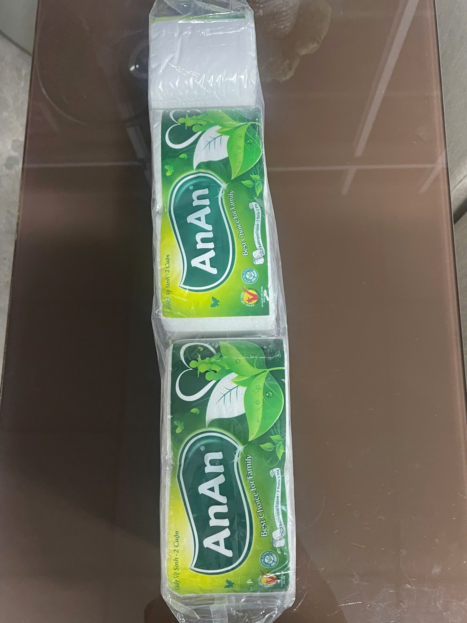 Khăn Giấy Vệ Sinh Anan 10 Cuộn Khăn Giấy Khô Đa Năng 2 Lớp
