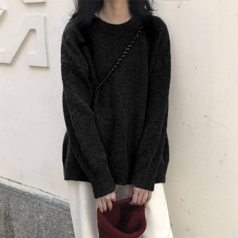 Áo len sweater tron giản dị phong cách thời trang Hadu shop