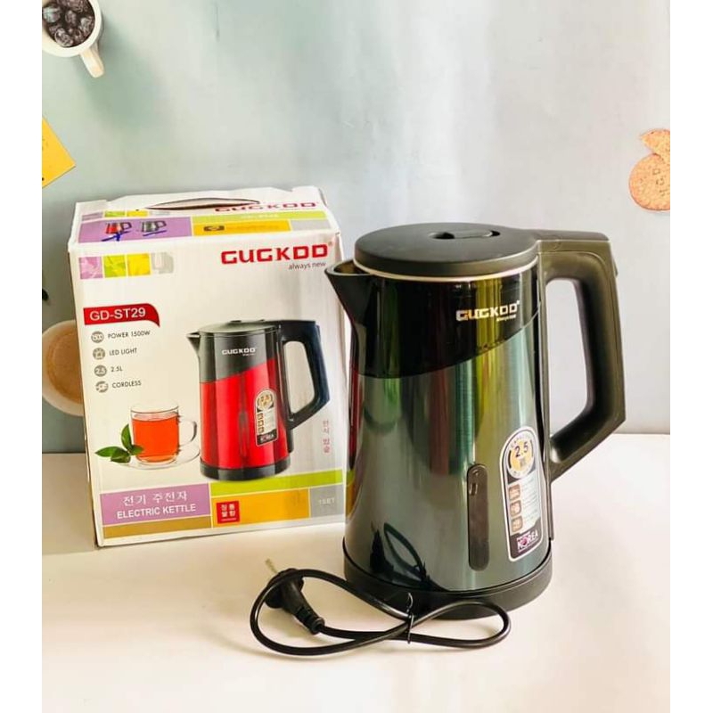 Ấm đun nước siêu tốc GUGKDD ST29 công suất 1500w giúp đun nước siêu nhanh - Giao màu ngẫu nhiên