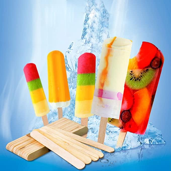 Set 50 que làm kem bằng gỗ tự nhiên an toàn