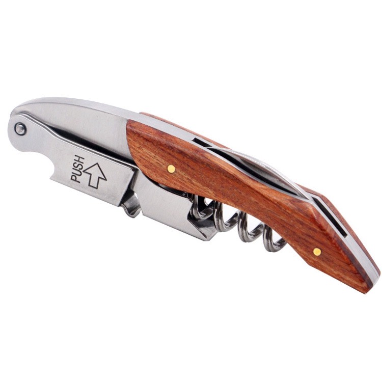 Dụng Cụ Khui Inox Đa Năng Tay Cầm Cán Gỗ