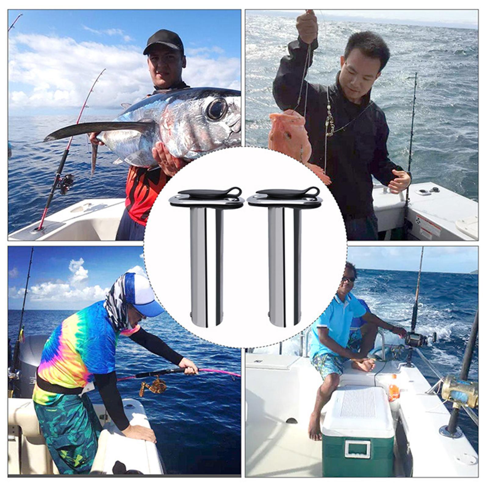 Rod Holder Stainless Steel Flush Mount Anticorrosion for Fish Boat Marine