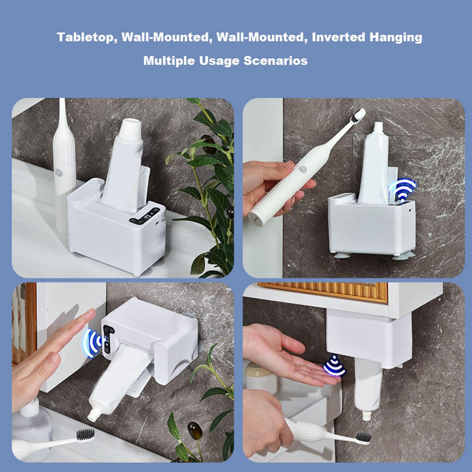 Toothpaste Dispenser Wall Mounted for Bathroom Automatic Toothpaste Squeezer