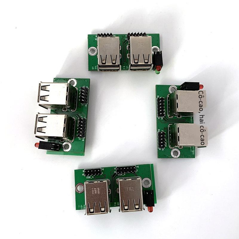 Phong cách mới nhất giao diện USB kép Bộ mở rộng HUB bảng mạch PCBA đế cắm mở rộng giải pháp thiết kế bảng mạch PC