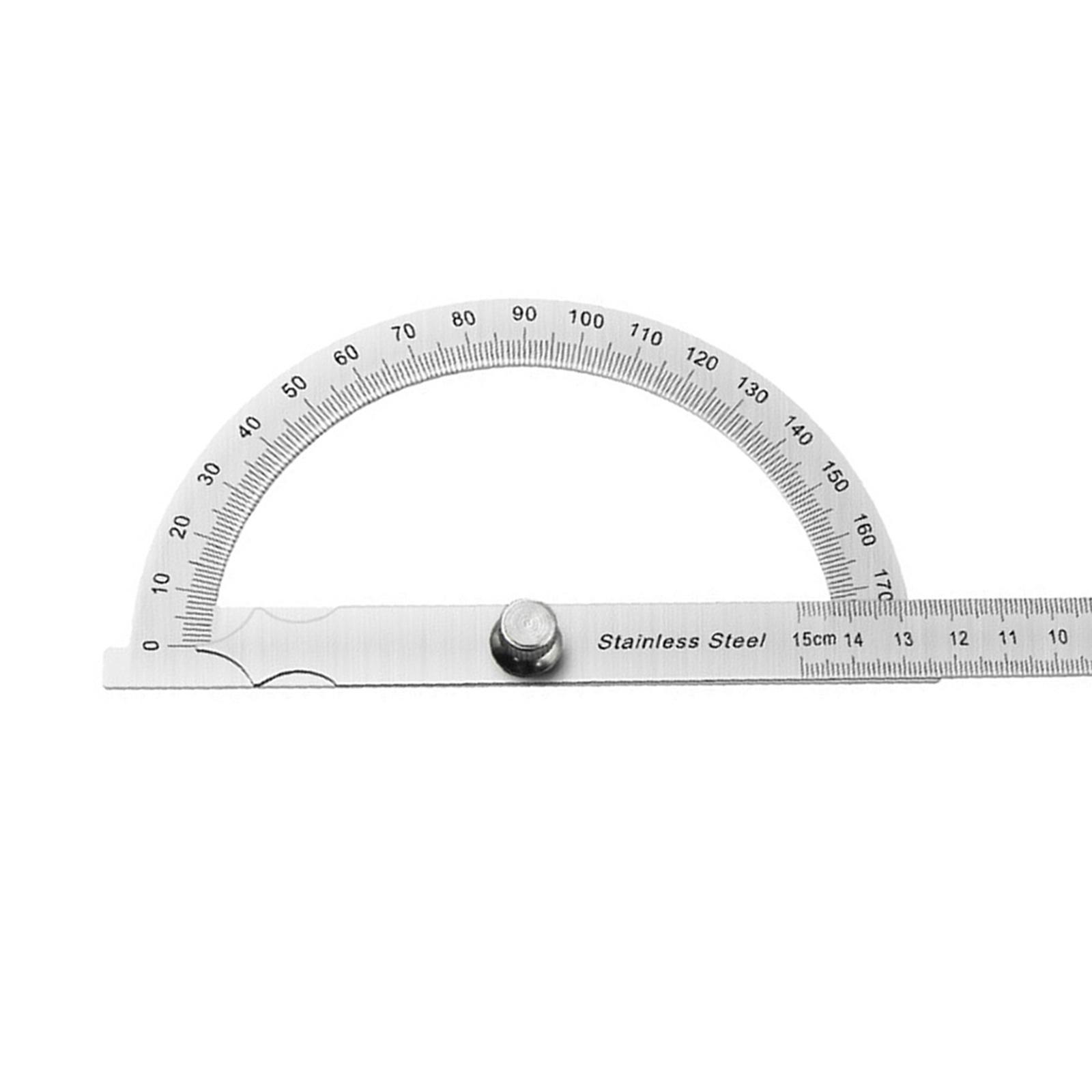 180 Degree Protractor Ruler Woodworking Ruler Angle Measure Tool