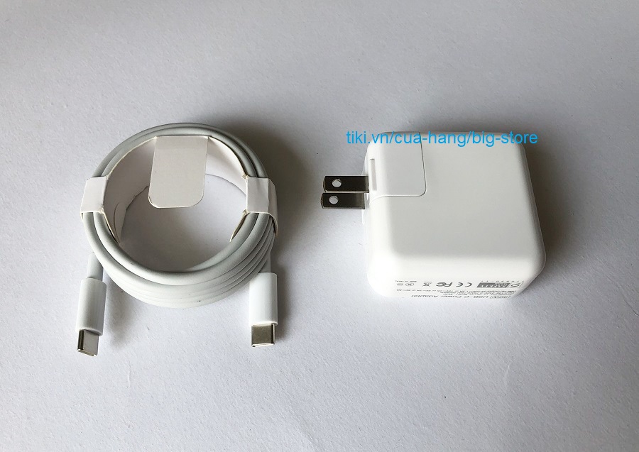 Adapter Sạc 30W USB-C Dành Cho MacBook Air 12, 13 inch Cáp Type C 2M