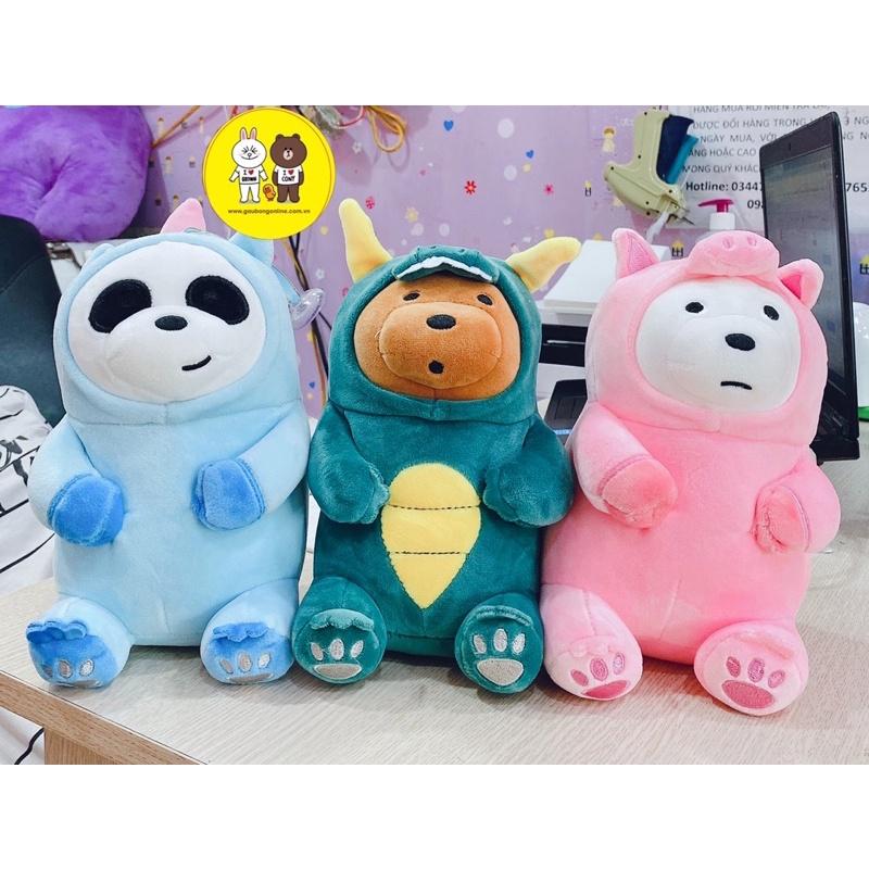 Ba Anh Em Gấu - Gấu Bông Ba Anh Em Gấu Cosplay Ngộ Nghĩnh Cao Cấp - Xưởng Gấu Bông Việt Nam - We are Bears