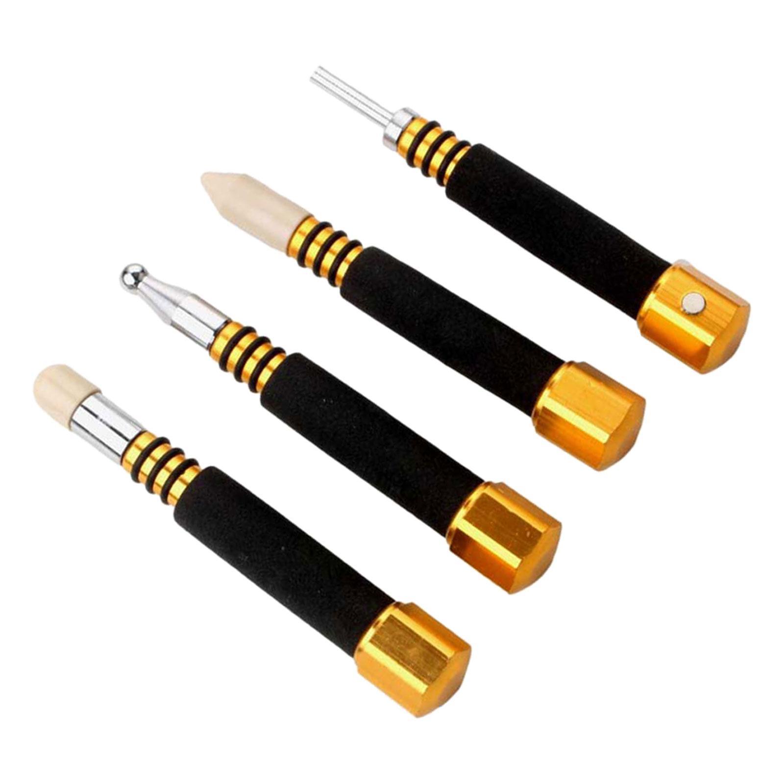 4Pcs Car Body  Tap Down Pen Accessories Remover Removal Paintless Puller