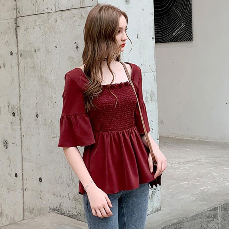 Áo Thun Nữ Ngắn Tay Dáng Ôm