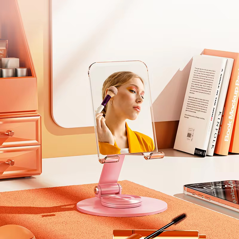 Giá đỡ dành cho điện thoại xoay 360 độ có gương soi - Zaki L73 - Hàng Nhập Khẩu