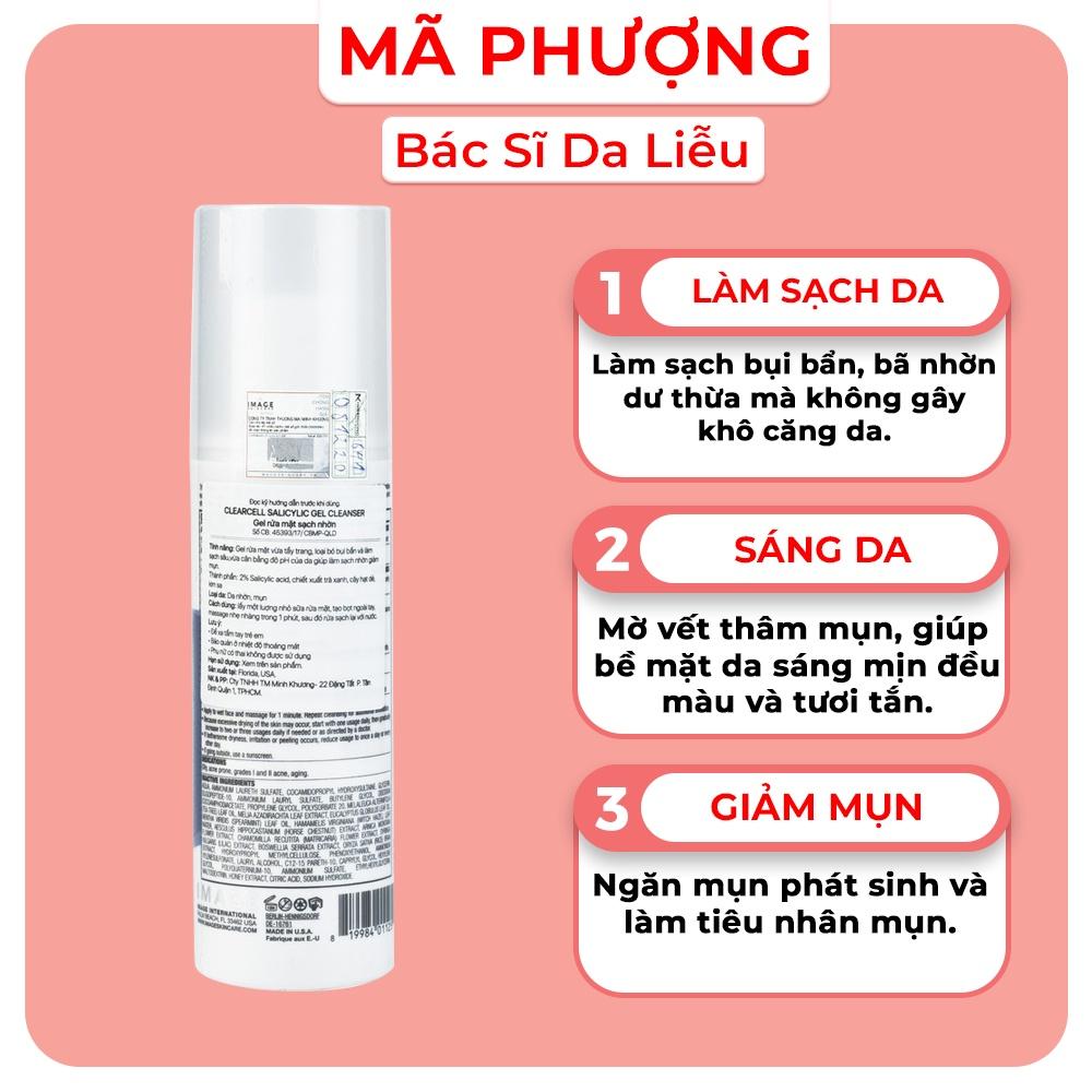 Sữa Rửa Mặt Cho Da Mụn Da Dầu Image Skincare Clear Cell 177ml