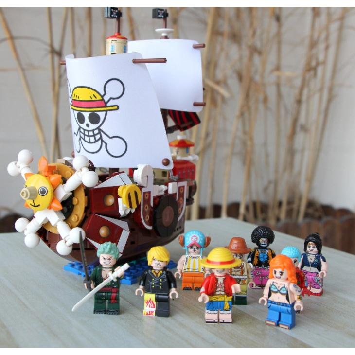 Đồ chơi Lắp ghép Mô hình Pirate Boat Ship TÀU CƯỚP BIỂN VÙNG HẢI TẶC ONE PIECE Quà Cho Bé Trai