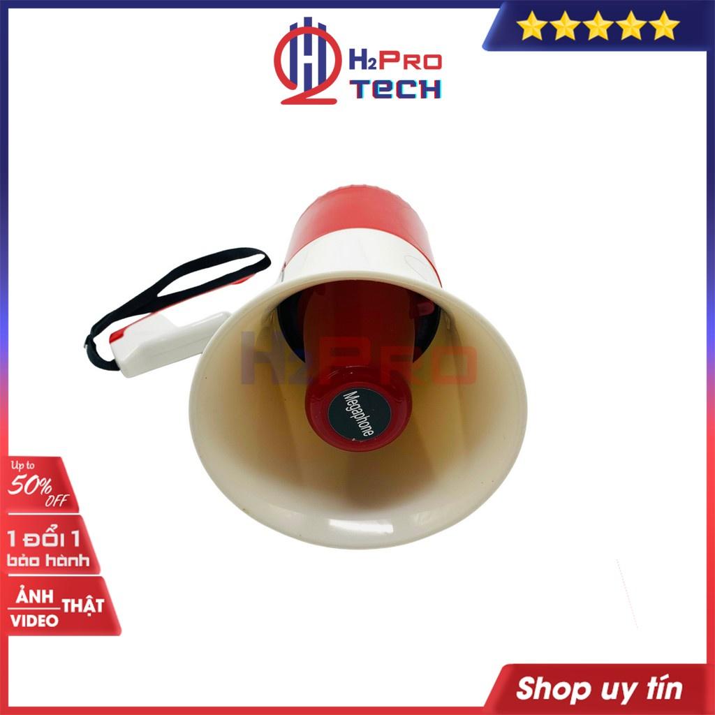 Loa Phóng Thanh Cầm Tay, Loa Bán Hàng Rong Megaphone 35W Pin Sạc, Đa Năng Có Ghi Âm, USB (Quà tặng: Pin sạc)