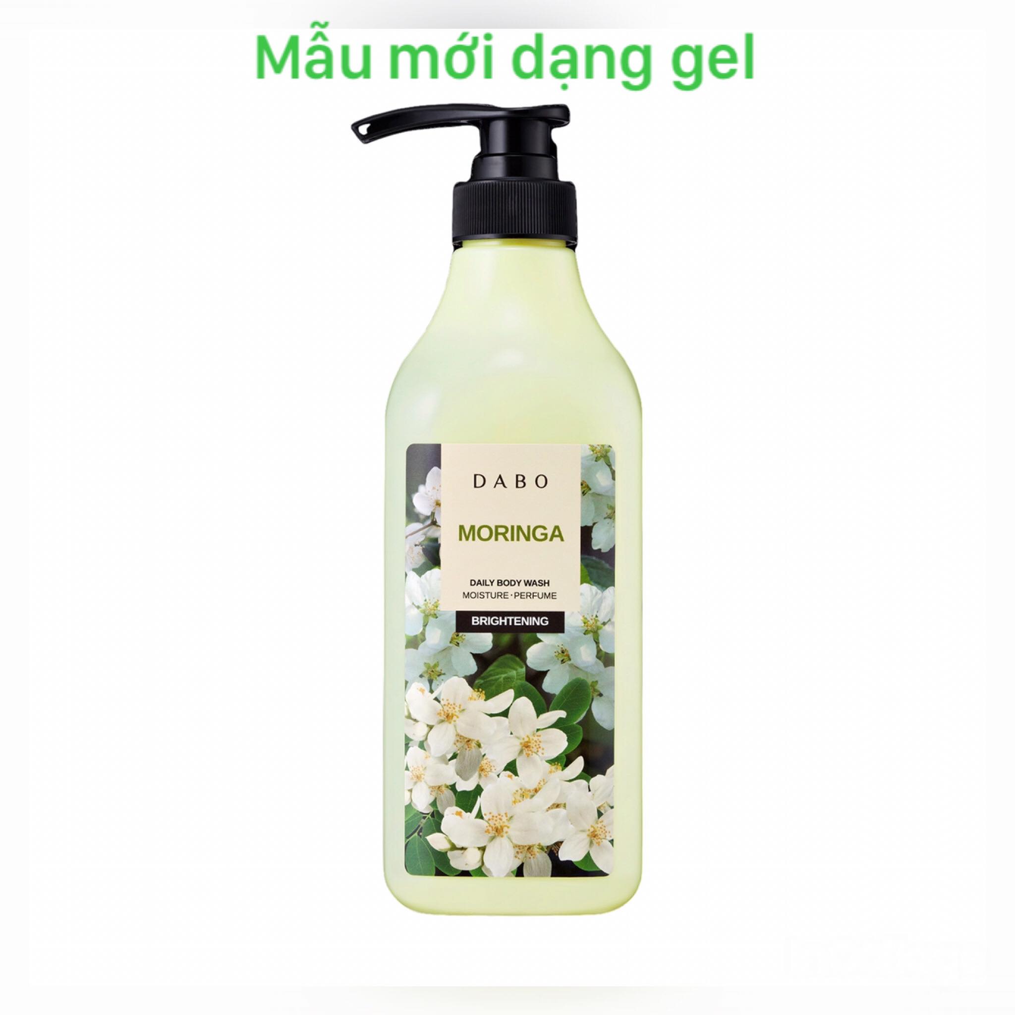 Sữa tắm trắng da Hàn Quốc tinh chất chùm ngây Dabo Moringa (750ml)